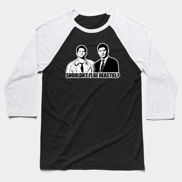 Deastiel? Casdean? Baseball T-Shirt by SuperSamWallace